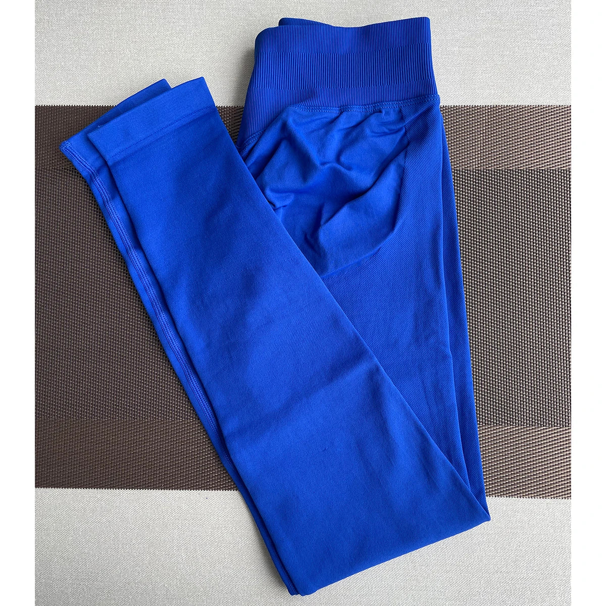 Women Seamless Sports Yoga Pants Low Ribbed Band Gym Fitness Workout wear Scrunch Bum Tights