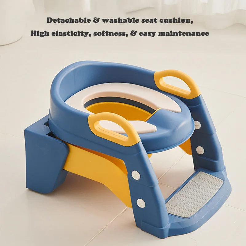 Portable Toilet Seat Children's Pot Foldable Potty Training Seat Step Stool Portable Potty Child Pot Bebe Toilett