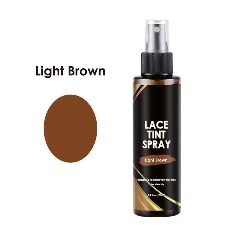 Nunify Lace Tint Spray For Wigs Waterproof Wig Tint Mousse For Natural Wig 100Ml Tinted Lace Spray 1Pcs Wig Installation Tools
