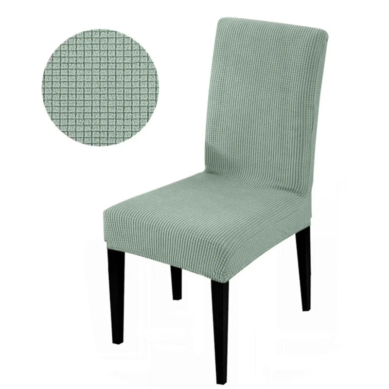 Chair cover with back Jacquard Fabric Universal Size Cheap Chair Cover Big Elastic Chair Covers Chair For kitchen Living Room