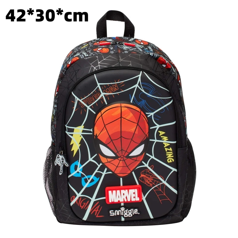 Marvel Spider-man Backpack Student School Bag Lunch Bag Lunch Box Wallet Pencil Box Water Cup for kids