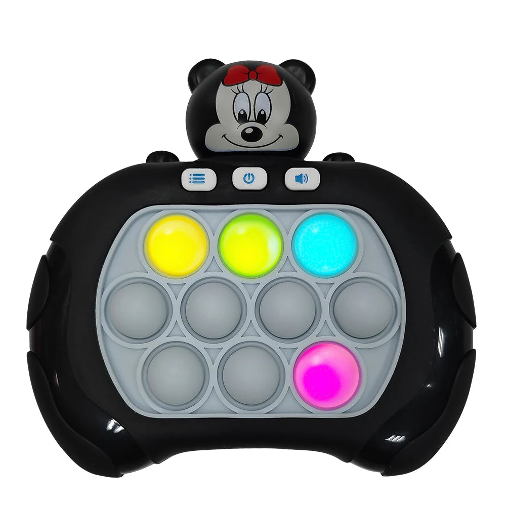 New Kuromi Quick Push Game Pop up Fidget Bubble Electronic Pop it Pro Game Light Stress Relief Toy Adult and Children's Gift toy