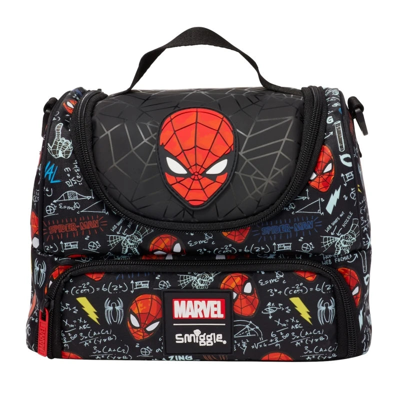 Marvel Spider-man Backpack Student School Bag Lunch Bag Lunch Box Wallet Pencil Box Water Cup for kids