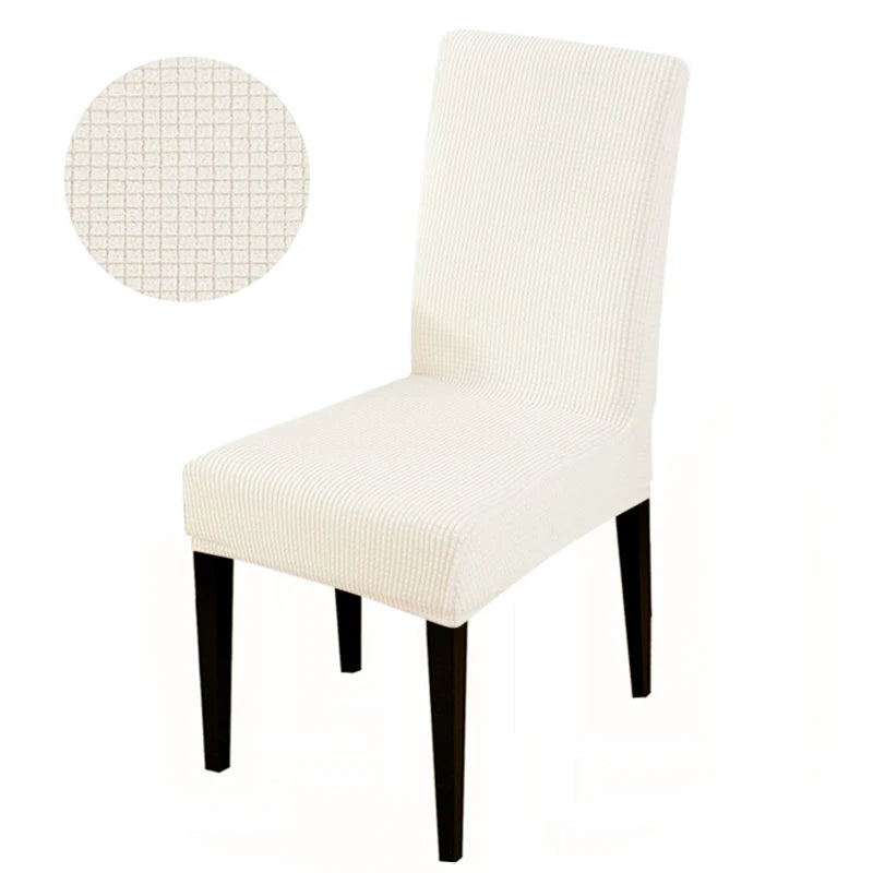 Chair cover with back Jacquard Fabric Universal Size Cheap Chair Cover Big Elastic Chair Covers Chair For kitchen Living Room