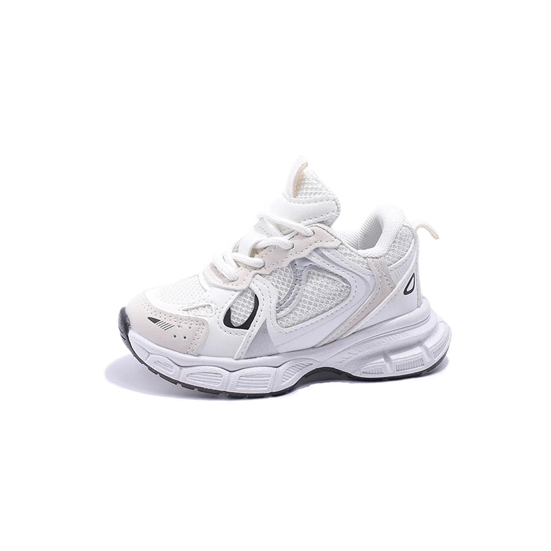 Kids Shoes Color Matching Girls Sneakers Shoes for Boys Lace-up Breatheable
