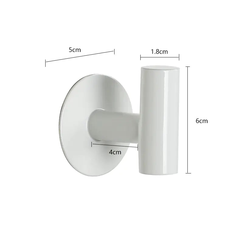 304 Stainless Steel No-Drill Hook for Bathroom & Kitchen