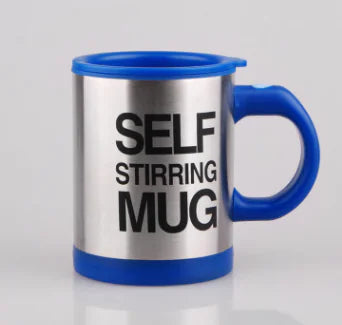 Automatic Stirring Glass Mug - Electric Stainless Steel Cup