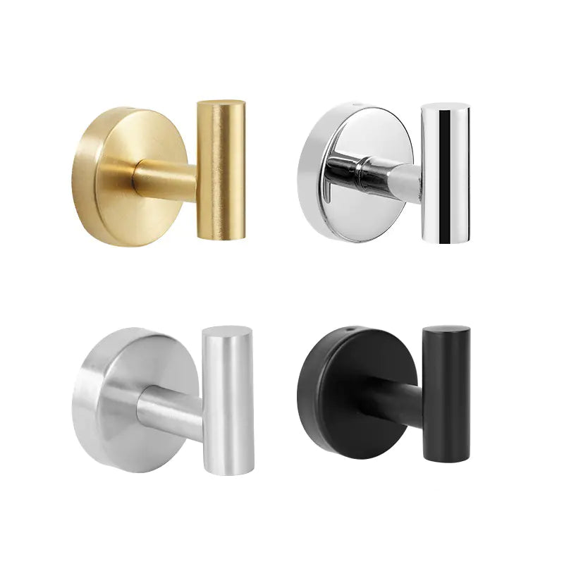 304 Stainless Steel No-Drill Hook for Bathroom & Kitchen