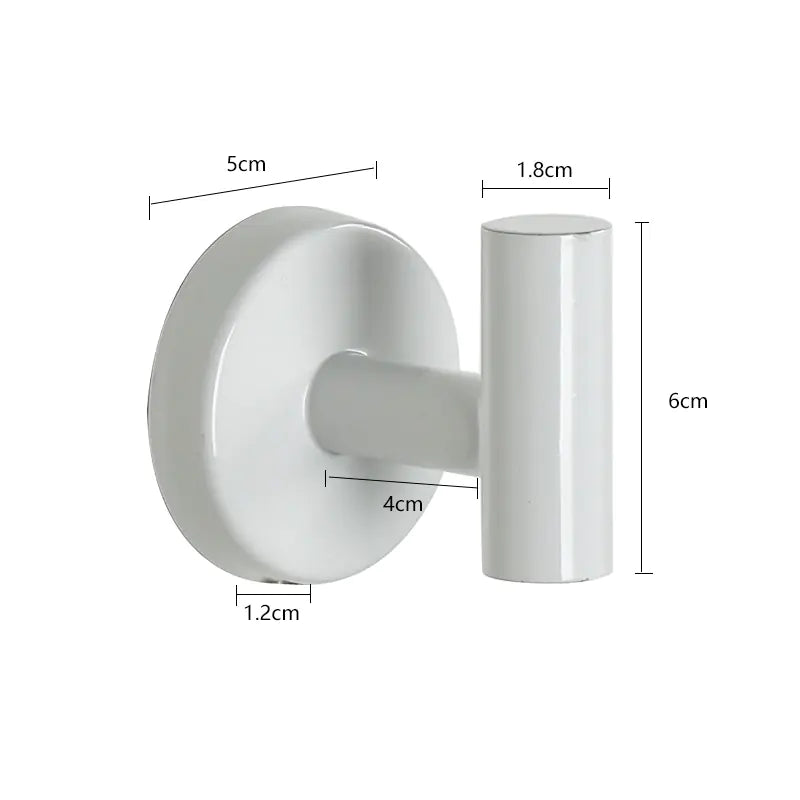 304 Stainless Steel No-Drill Hook for Bathroom & Kitchen
