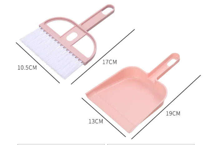 Mini Desktop Cleaning Brush and Dustpan Set (1 Set)