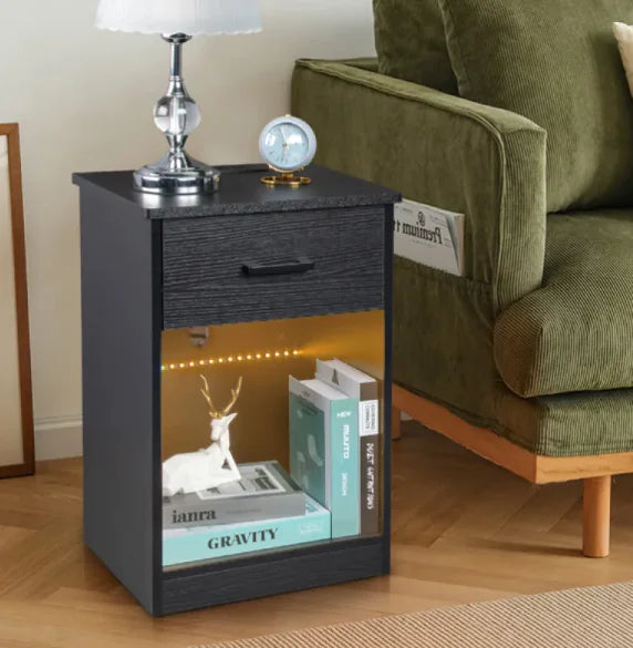 Bedside Table with Drawer