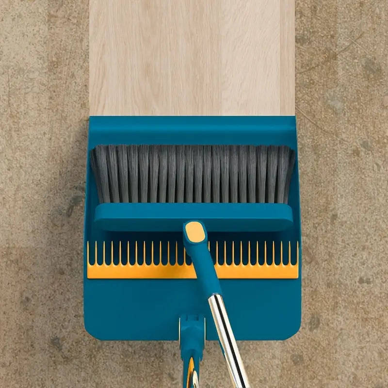 Broom, Dustpan & Squeegee Combo Set with Long Handles