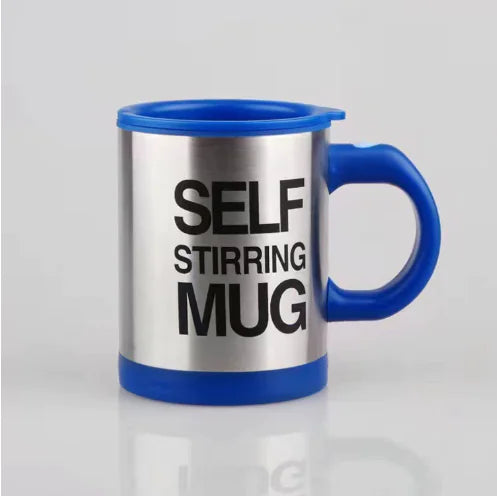Automatic Stirring Glass Mug - Electric Stainless Steel Cup