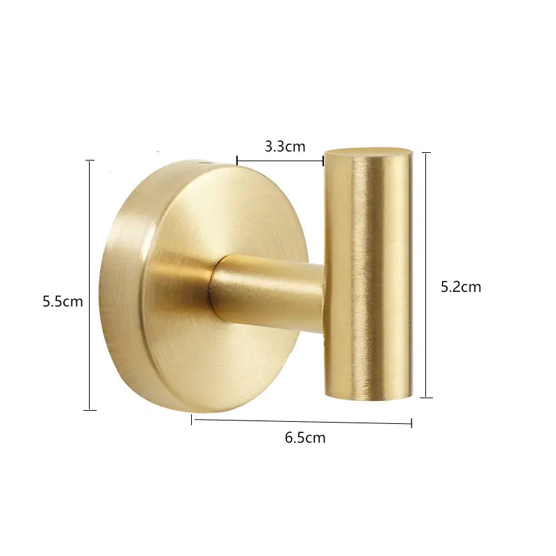 304 Stainless Steel No-Drill Hook for Bathroom & Kitchen