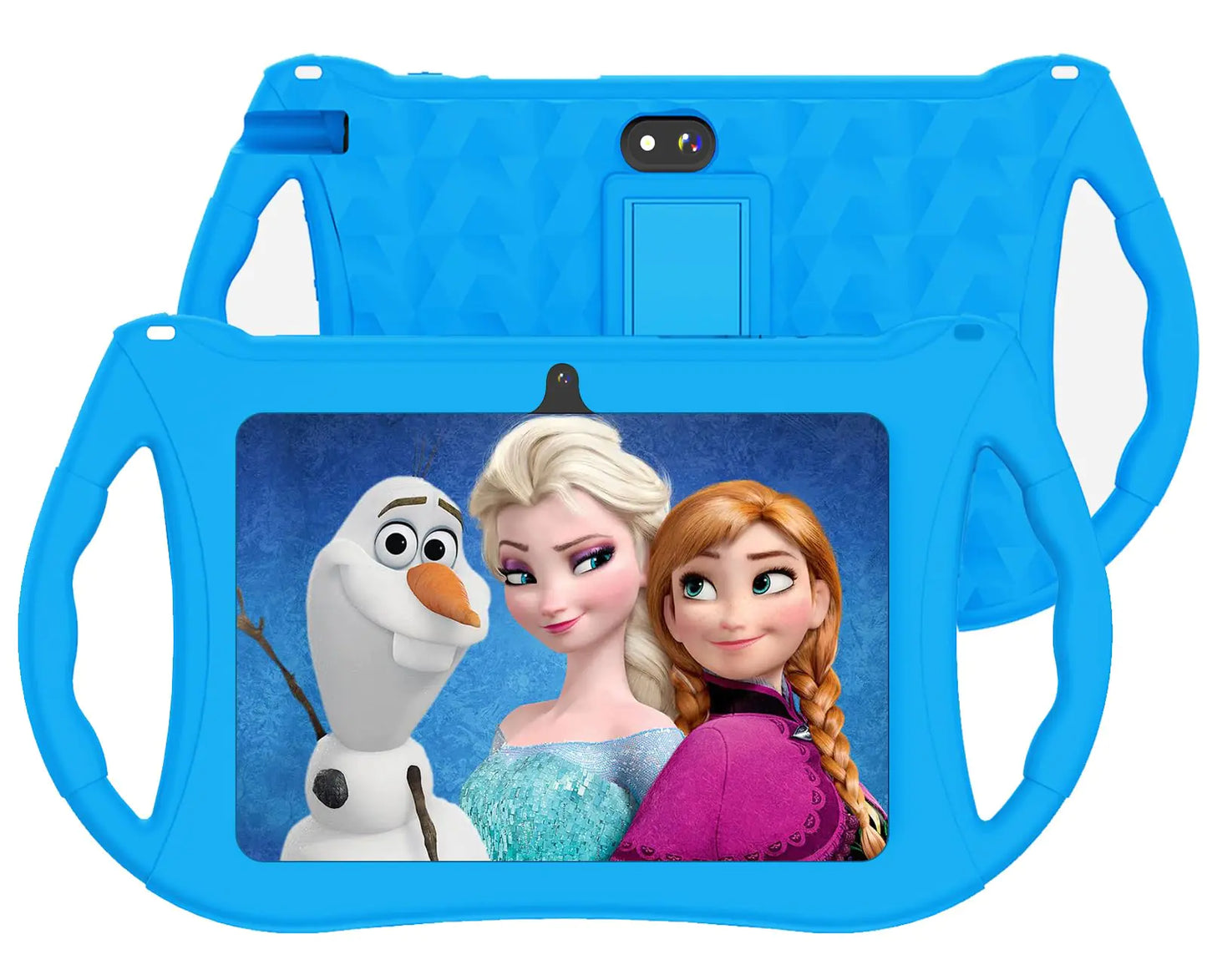 RliyOliy Kids Tablet 7 inch Android 12 Tablet for Kids 3GB RAM 32GB ROM Toddler Tablet with Bluetooth WiFi GMS Parental Control Dual Camera Educational Games(Blue)