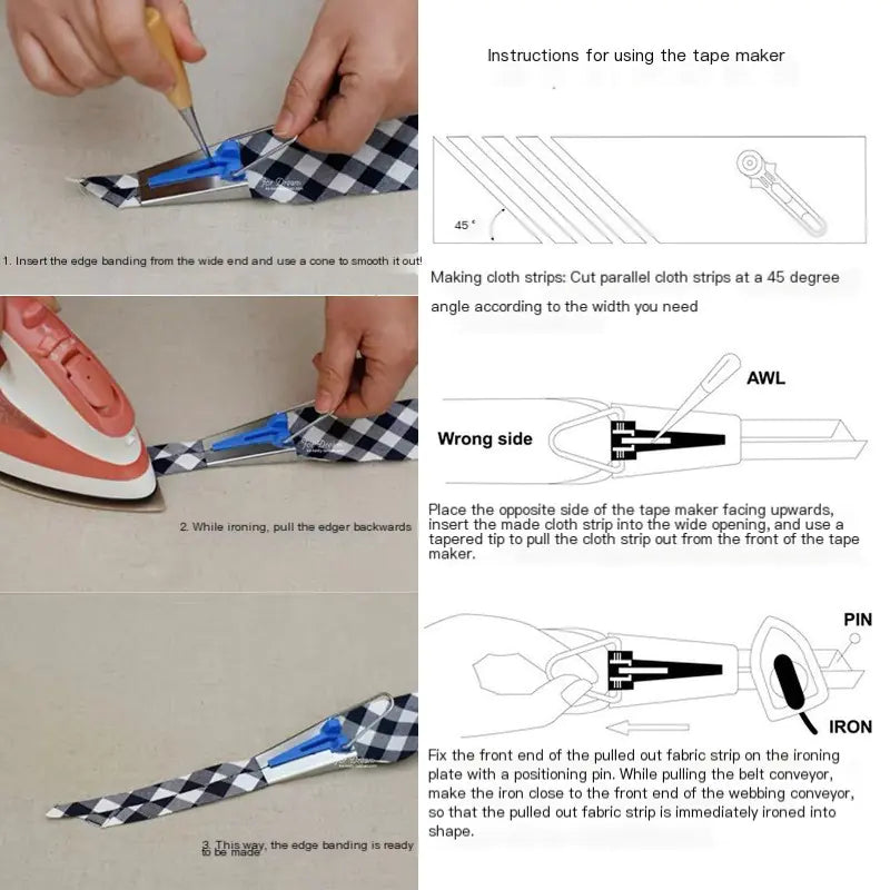 DIY Piping Tool Set for Sewing Machines (Gift Box)