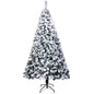 6FT PVC Flocking Christmas Tree 750 Branches Automatic TreeYS