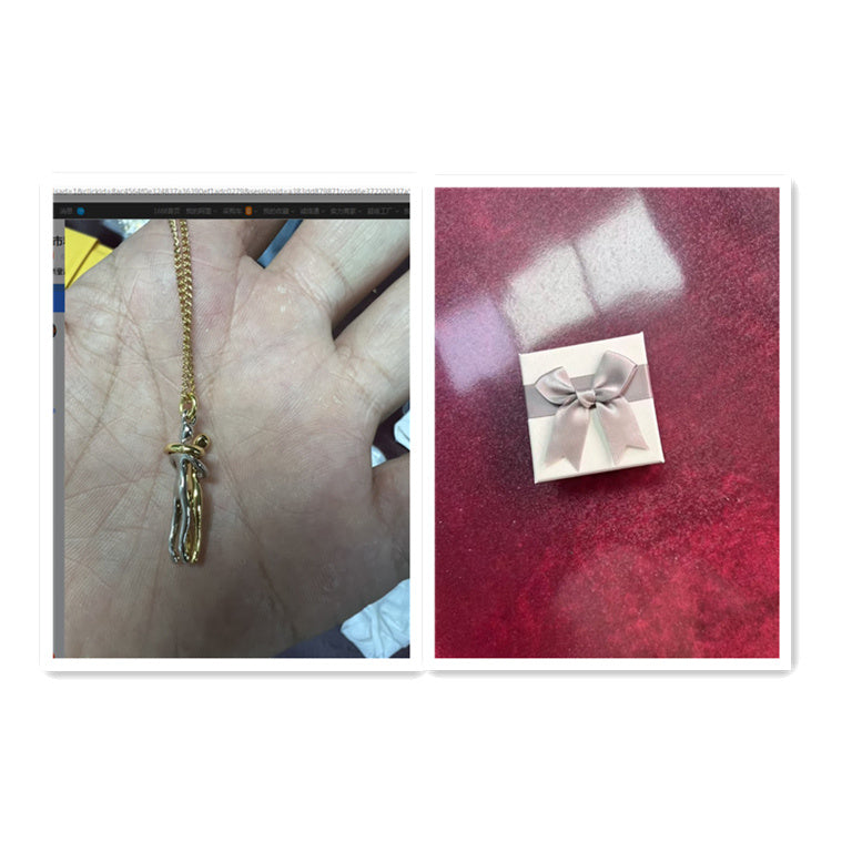 Fashion Hugging Necklace Jewelry Choker Hug Pendant Chain Men Necklace for Lover Women couple Men Lady Female Male Gift