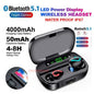 Bluetooth 5.1 Headset TWS Wireless Earphones Mini Earbuds Stereo Headphones IPX7