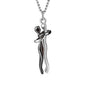 Fashion Hugging Necklace Jewelry Choker Hug Pendant Chain Men Necklace for Lover Women couple Men Lady Female Male Gift