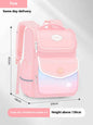 Girls' Schoolbags Primary School Students Three To Six Portable Burden Alleviation Children First Grade Waterproof Girl Large Capacity