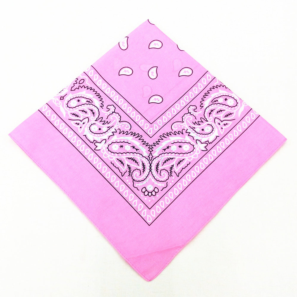 55 cm Polyester Turban Cashew Square Scarf