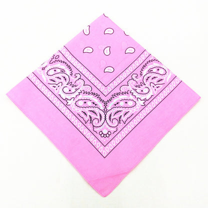 55 cm Polyester Turban Cashew Square Scarf