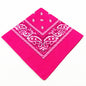 55 cm Polyester Turban Cashew Square Scarf