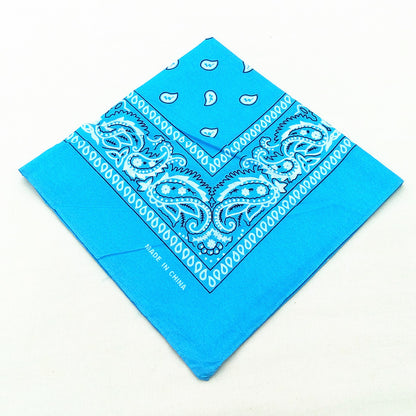 55 cm Polyester Turban Cashew Square Scarf