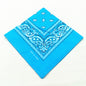 55 cm Polyester Turban Cashew Square Scarf