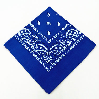 55 cm Polyester Turban Cashew Square Scarf