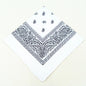 55 cm Polyester Turban Cashew Square Scarf