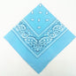 55 cm Polyester Turban Cashew Square Scarf