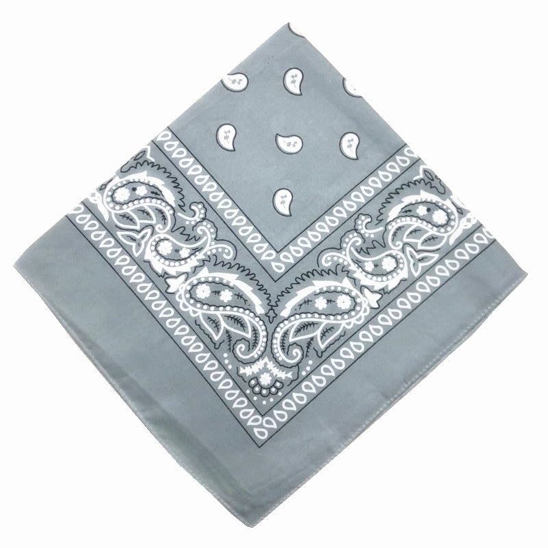 55 cm Polyester Turban Cashew Square Scarf