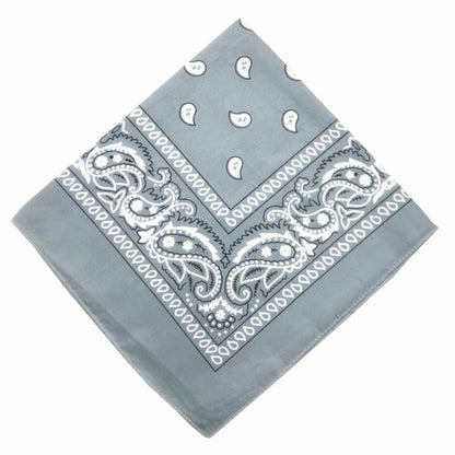 55 cm Polyester Turban Cashew Square Scarf