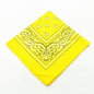 55 cm Polyester Turban Cashew Square Scarf