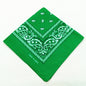 55 cm Polyester Turban Cashew Square Scarf