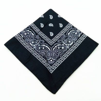 55 cm Polyester Turban Cashew Square Scarf