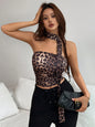 Womens Solid-Color Casual All-Match Tube Top With Straps