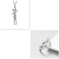 Fashion Hugging Necklace Jewelry Choker Hug Pendant Chain Men Necklace for Lover Women couple Men Lady Female Male Gift