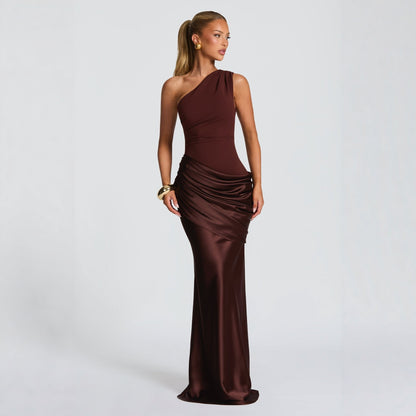 Casual Long Sleeve Slim-fit Solid Color Bodycon Dress