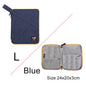 Compatible with Apple, BUBM Travel Universal Cable Organizer Electronics Accessories Cases Gadget Bag For USB, Phone, Charger and Cable, Fit for ipad