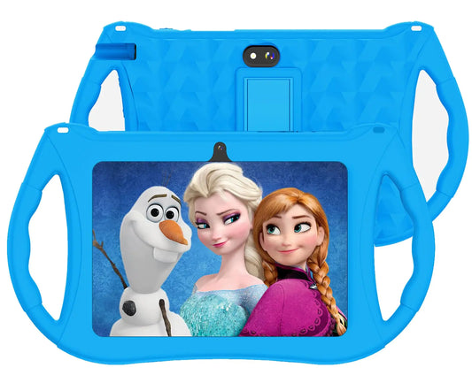 RliyOliy Kids Tablet 7 inch Android 12 Tablet for Kids 3GB RAM 32GB ROM Toddler Tablet with Bluetooth WiFi GMS Parental Control Dual Camera Educational Games(Blue)