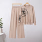 Top Loose Wide Leg Pants Two-piece Suit