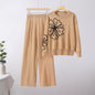 Top Loose Wide Leg Pants Two-piece Suit