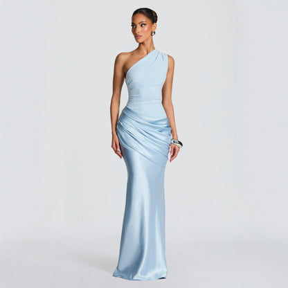 Casual Long Sleeve Slim-fit Solid Color Bodycon Dress