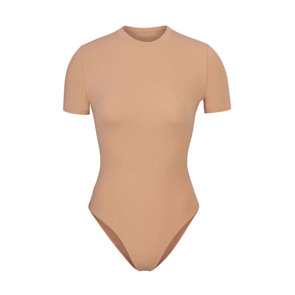 Skims Siamese Body Shaping Short Sleeve Round-neck T-shirt