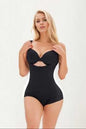 Women's Fajas Colombianas Shapewear For Women Postpartum Tummy Control Bodysuit Full Body Shaper For Women Body Butt Lifter Panties Zipper Straps Thong Bodysuit