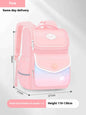 Girls' Schoolbags Primary School Students Three To Six Portable Burden Alleviation Children First Grade Waterproof Girl Large Capacity