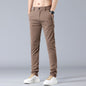 Men's Straight Leg Slim Fit Elastic Work Pants